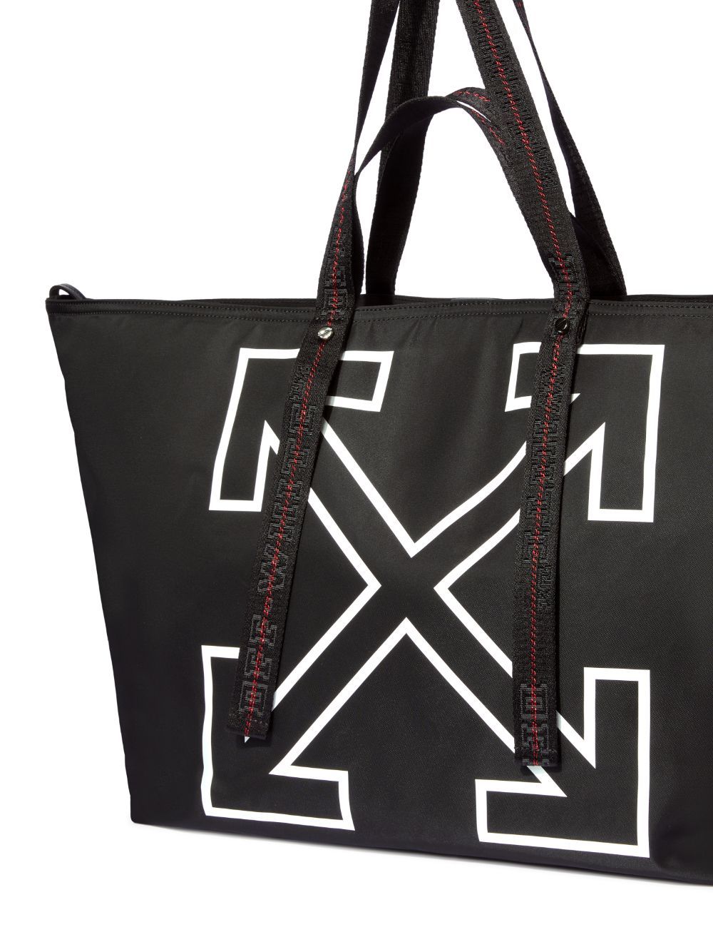Off-white Large Heritage Day Off Tote Bag In Black