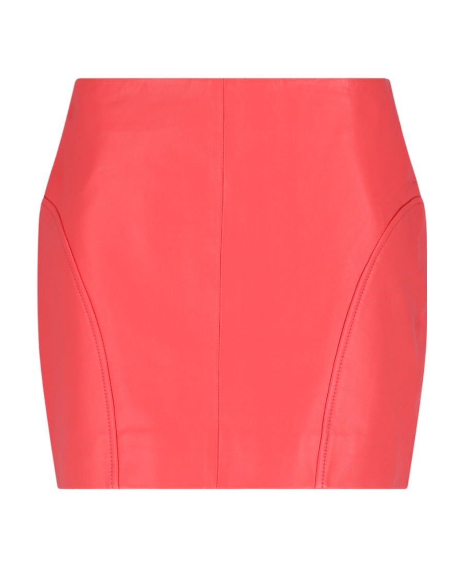 Remain Birger Christensen Pencil Miniskirt In Orange
