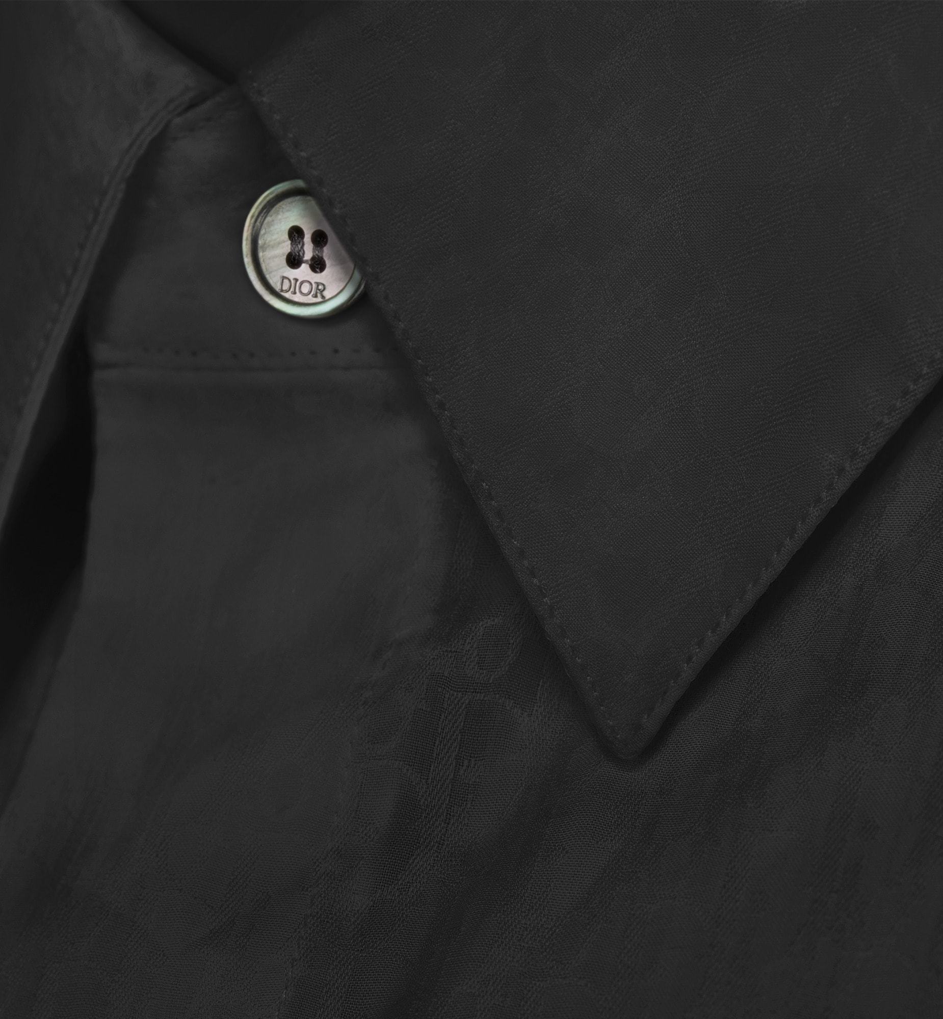 Dior Logo Short-sleeved Shirt In Black