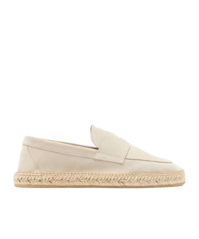 Scarosso Diego Suede Espadrilles In Neutrals