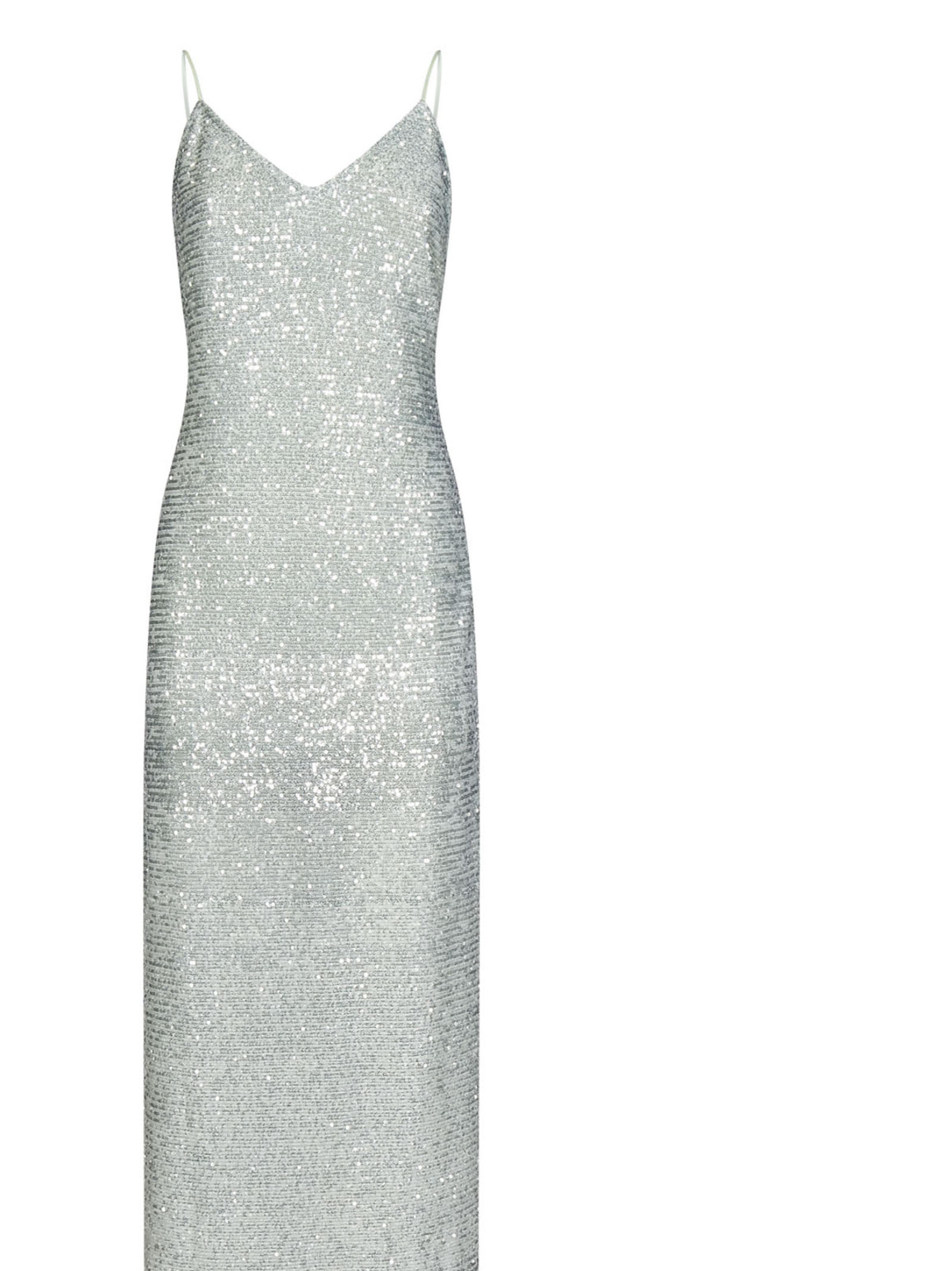 Nina Ricci Sequin-embellished Dress In Gray