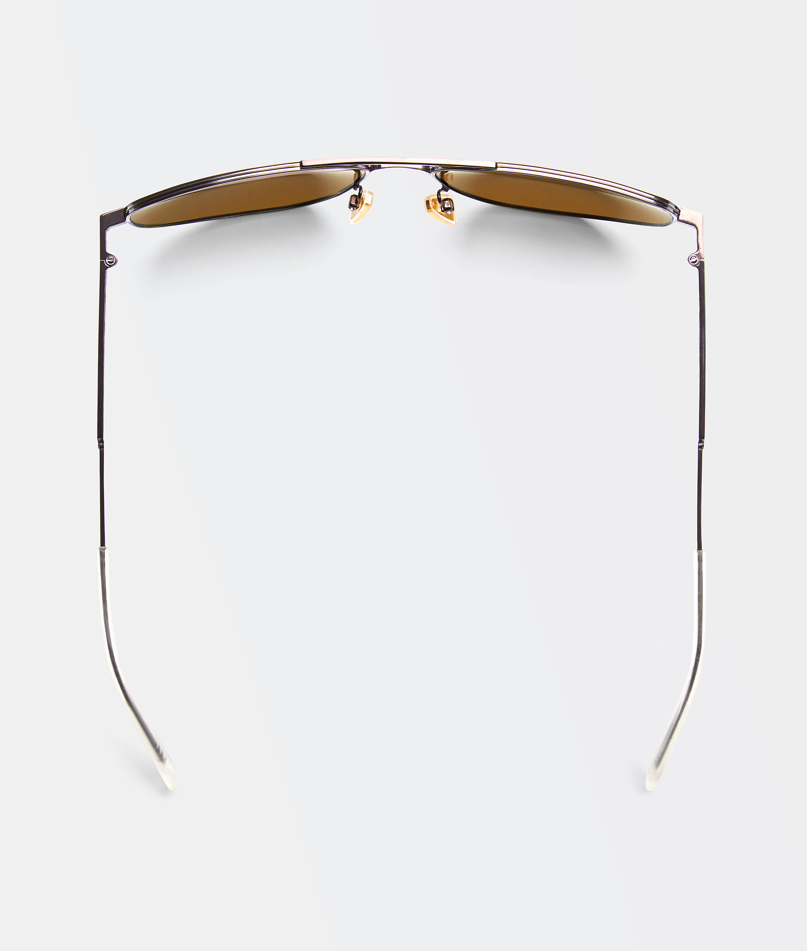 Bottega Veneta Geometric-frame Sunglasses In Brown