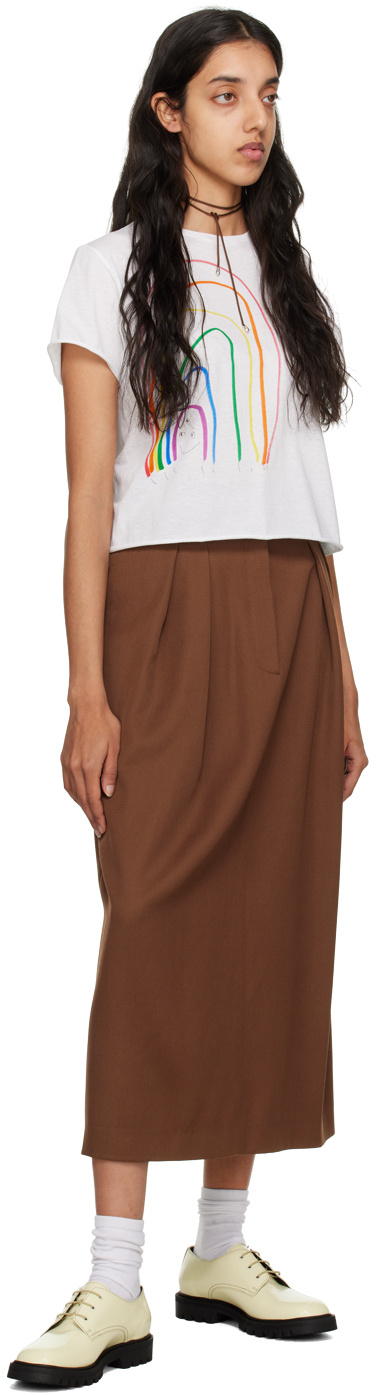 The Row Front Laced Derby Shoes In Nude