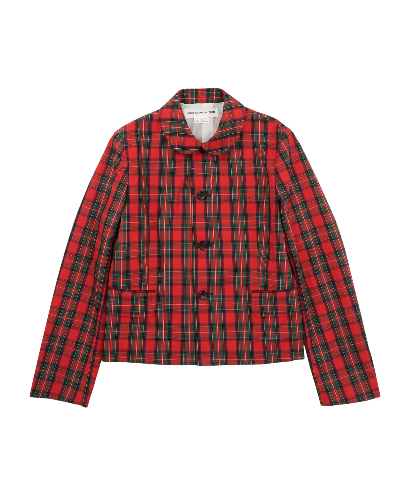 COMME DES GARÇONS CHECK CASUAL JACKET