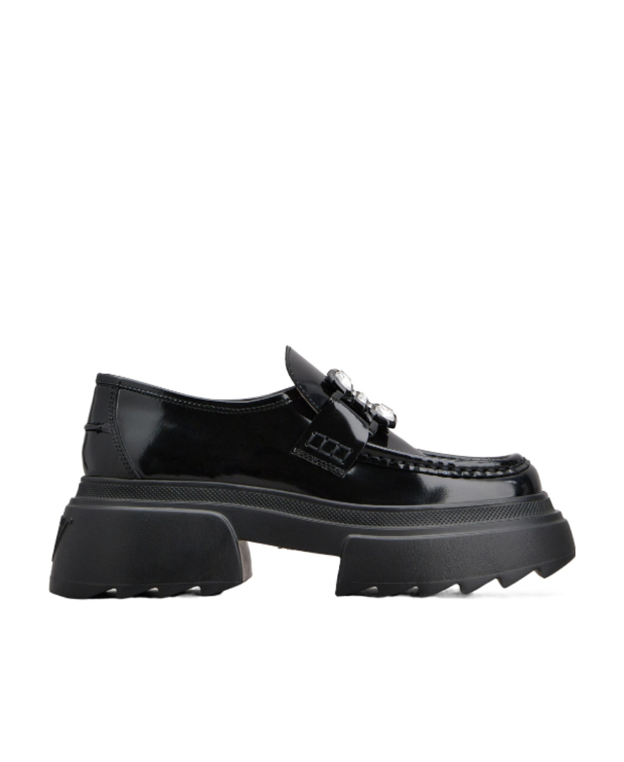 Roger Vivier Logo Thick Soled Loafers In Black