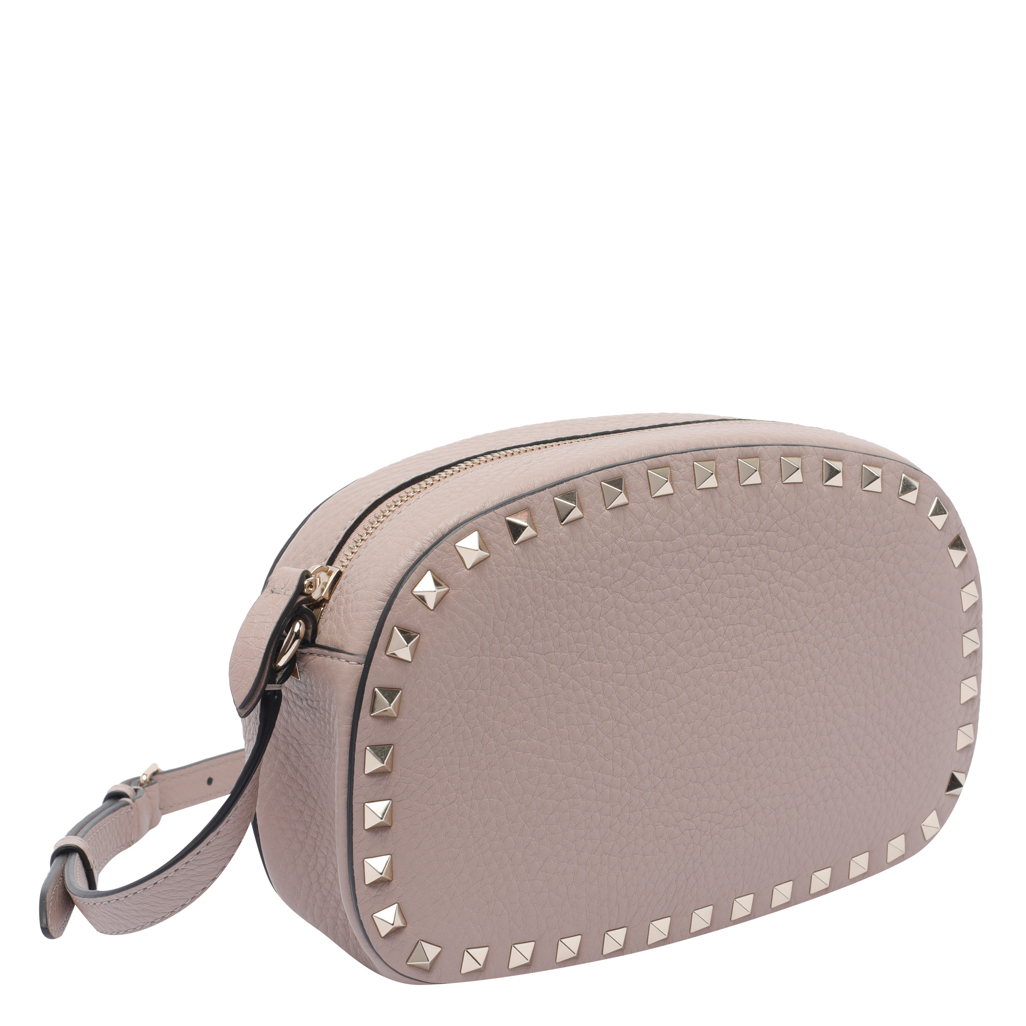 Valentino Rockstud Mini Shoulder Bag In Brown
