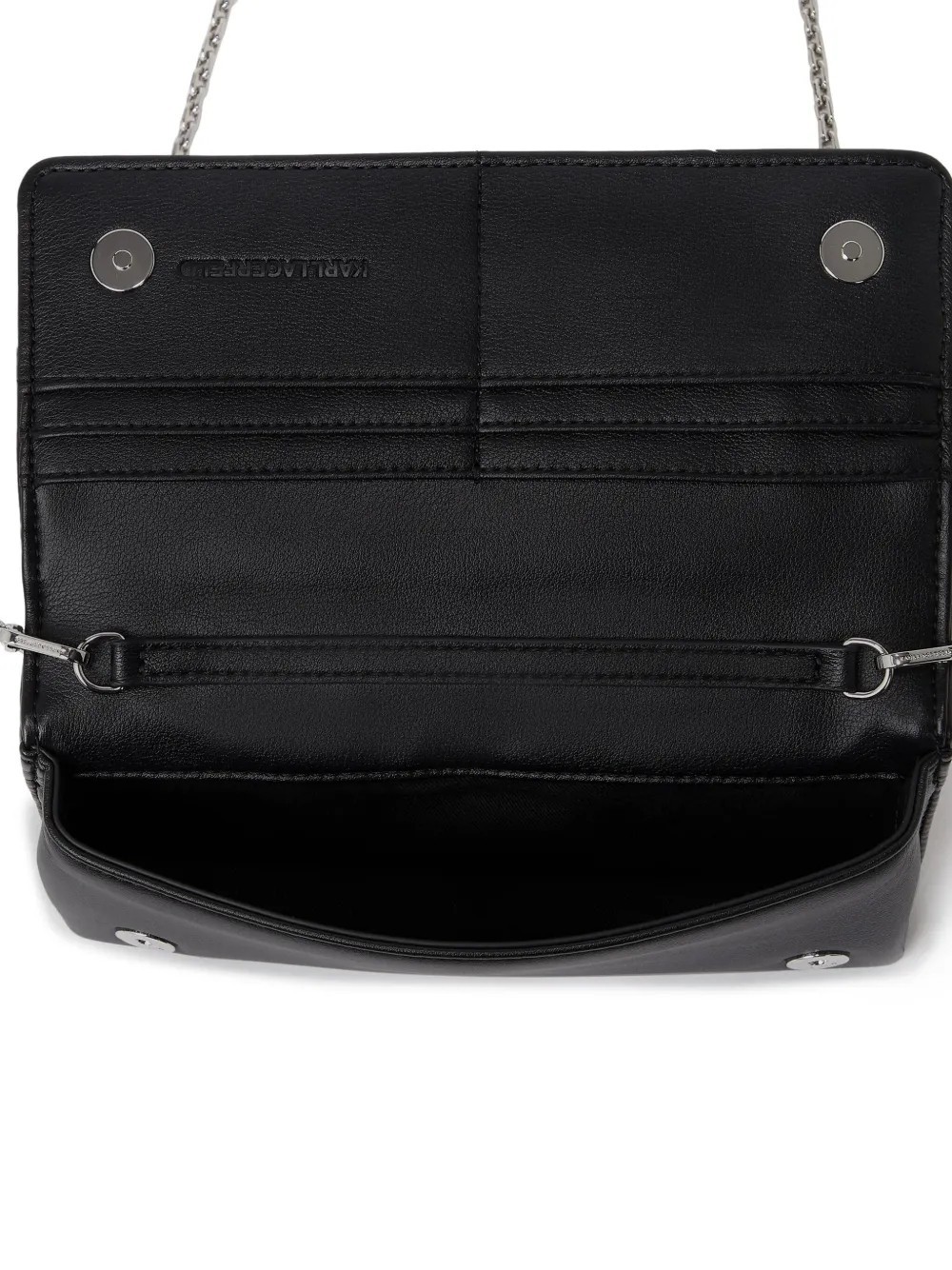 Karl Lagerfeld K/weave Crossbody Bag In Black