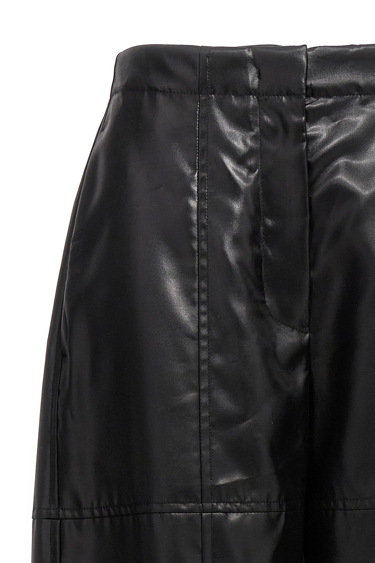 Jil Sander High-waisted Straight-leg Trousers In Black