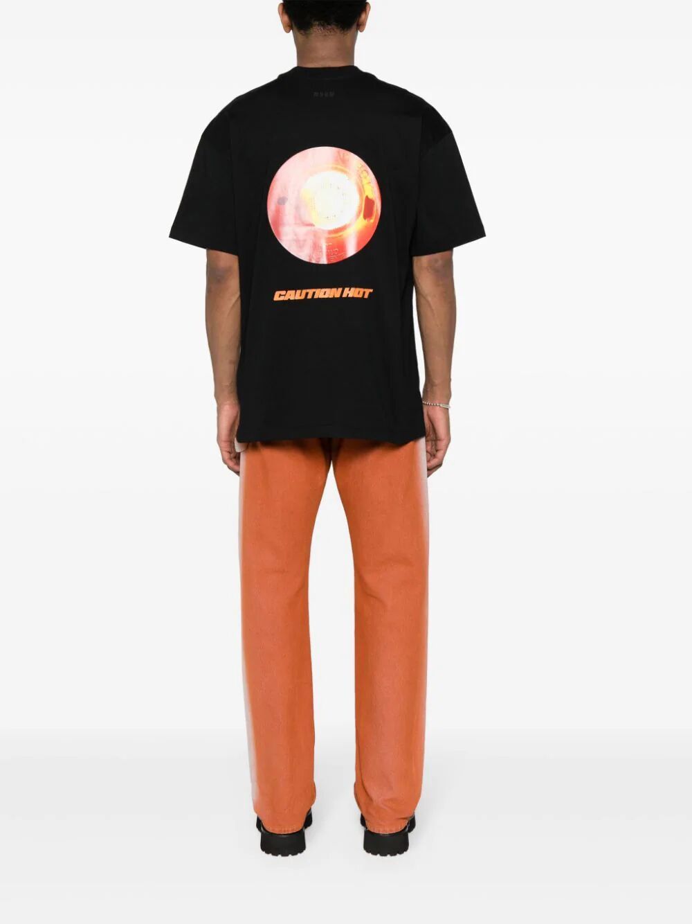 Msgm Graphic-print Cotton T-shirt