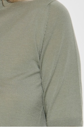 Max Mara Gerico Short Sleeve Virgin Wool Sweater
