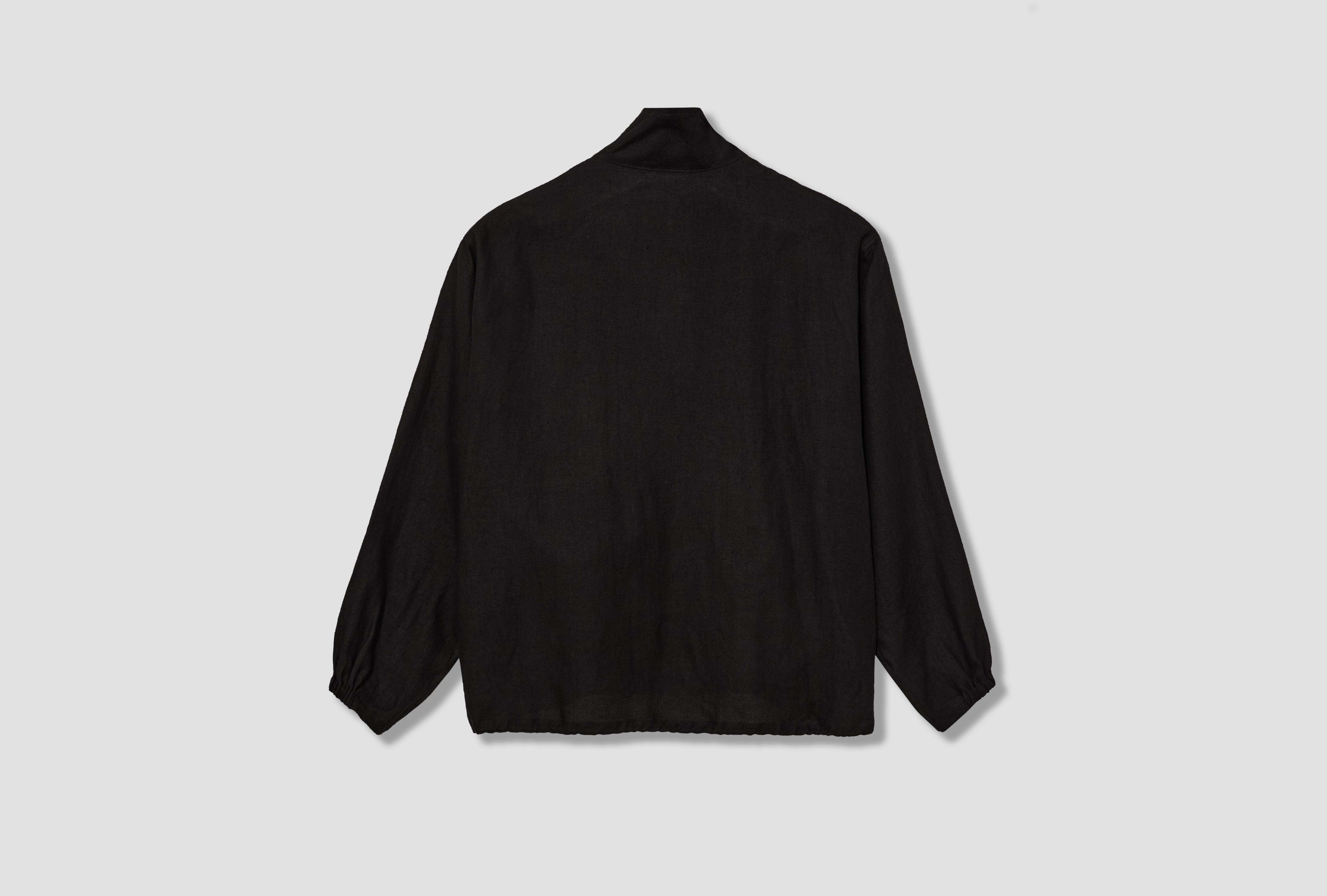 Comoli Long-sleeved Casual Jacket In Black