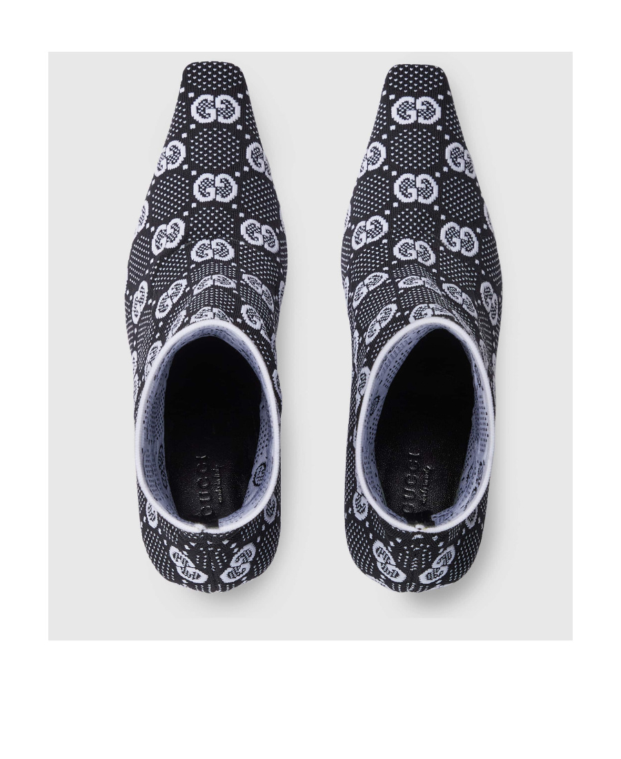 Shop Gucci Interlocking-g Ankle Boots In Black