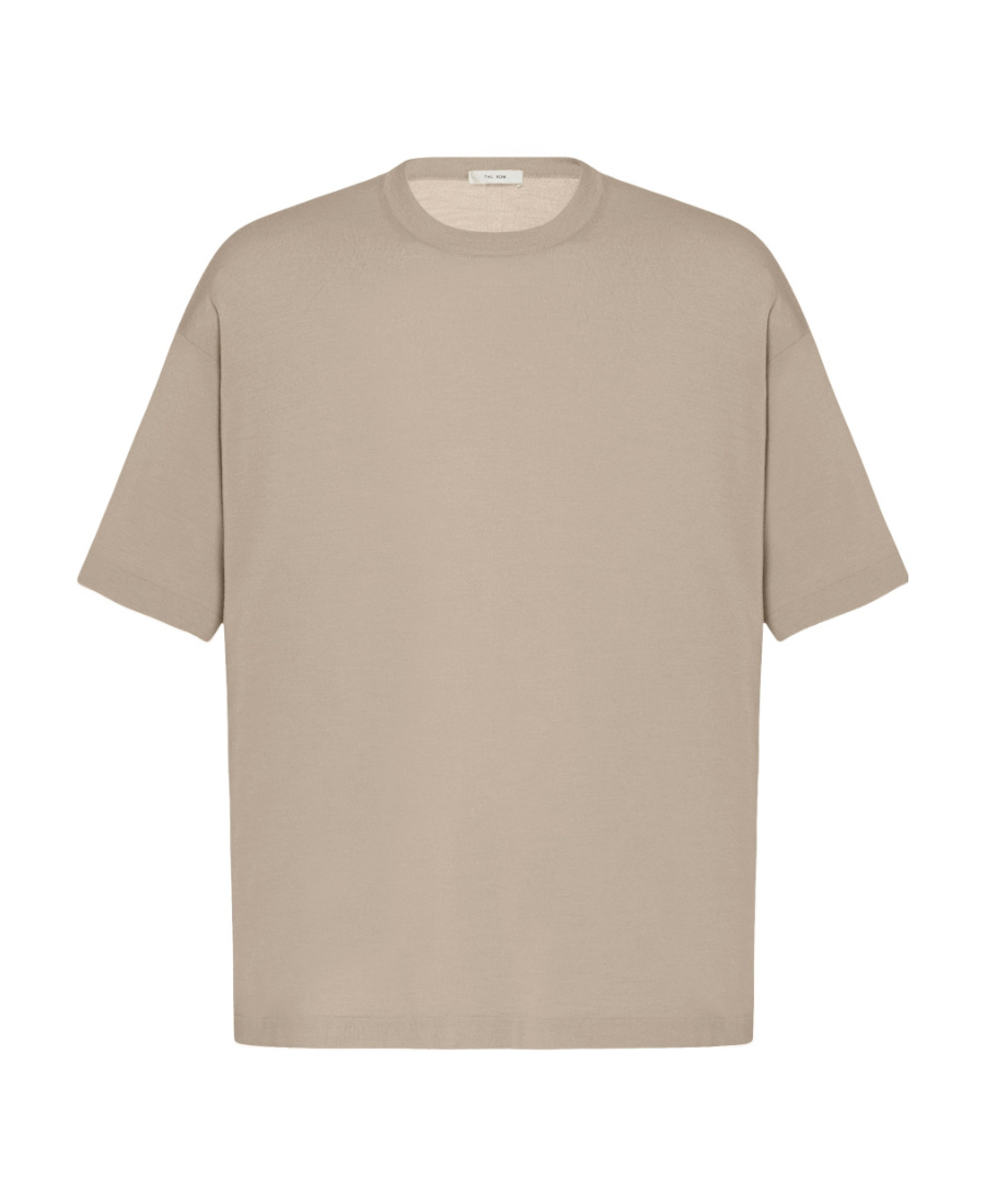 The Row Round-necked T-shirt In Nude