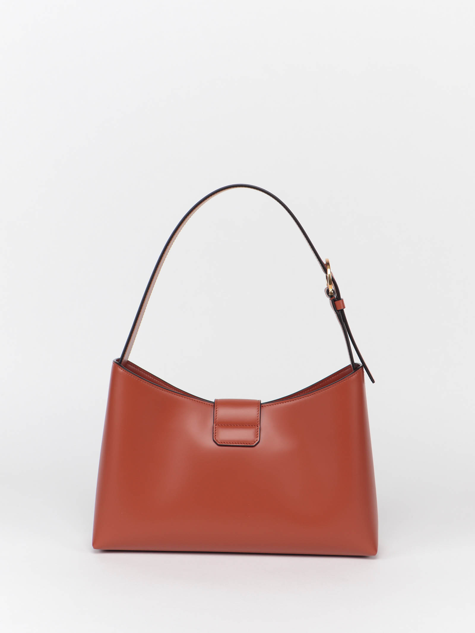Ferragamo Trifolio Sml Baguette Bg In Brown