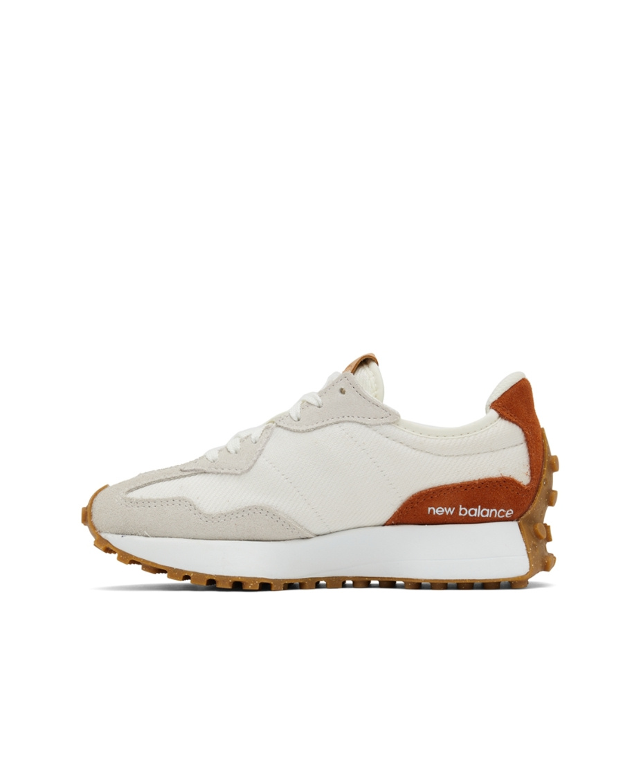 New Balance Mesh Spliced Casual Sneakers In White