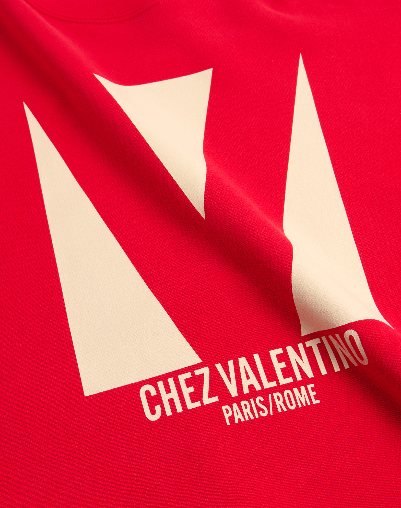 Valentino Sweatshirt Man In Red