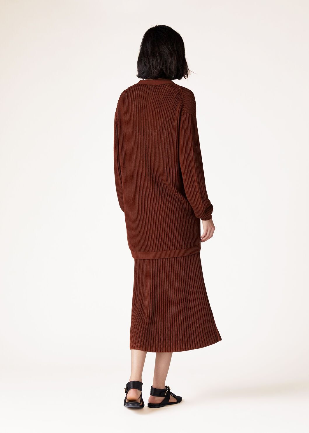Loro Piana Buttoned V-neck Cardigan In Brown