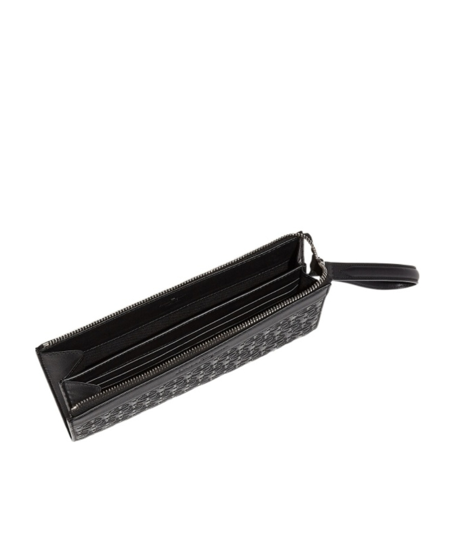 FERRAGAMO GANCINI-EMBOSSED POUCH 