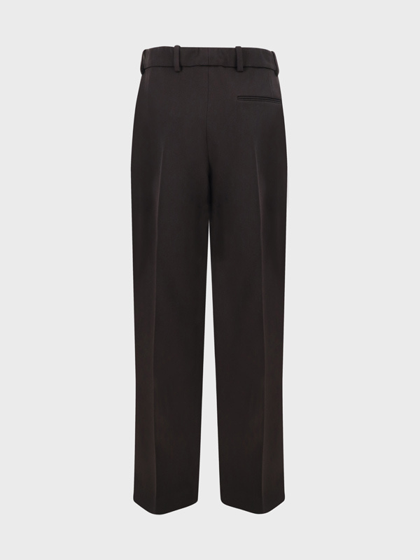 The Row Roan Wide Leg Pants In Black