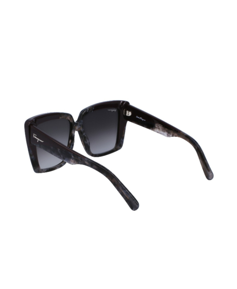 Ferragamo Salvatore  Eyewear Butterfly Frame Sunglasses In Black
