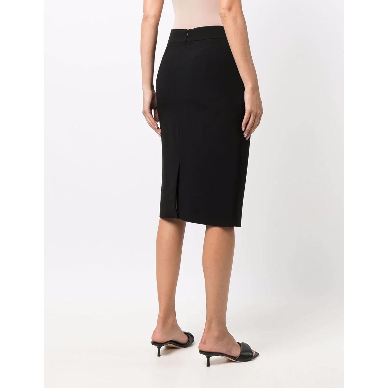 EMPORIO ARMANI HIGH-WAISTED BODYCON MIDI SKIRT