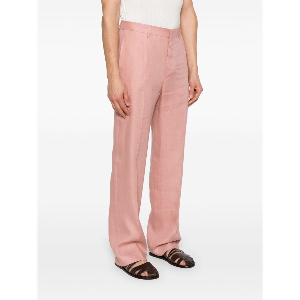 TAGLIATORE BELT-LOOP CASUAL PANTS 