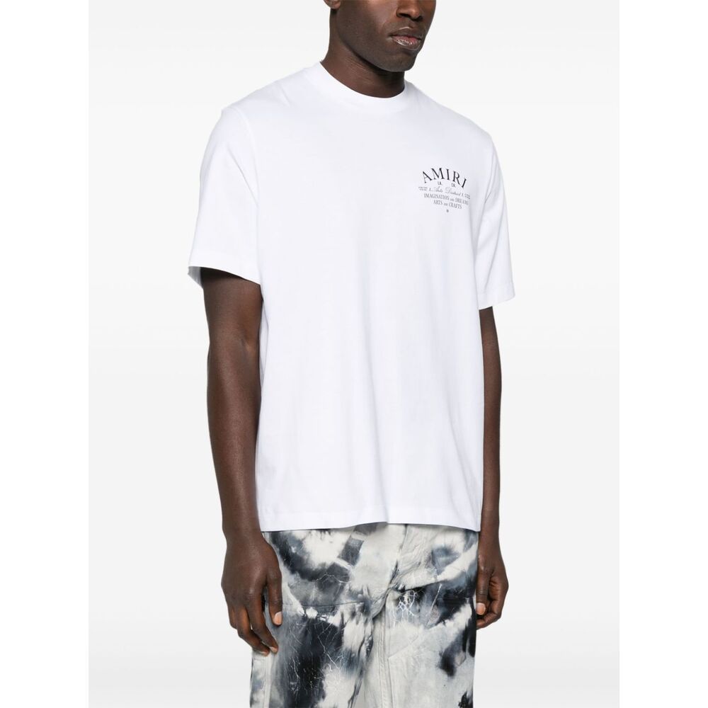 Amiri Man T-shirt White Size S Cotton In White
