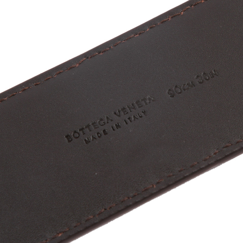 Bottega Veneta Weave A Belt Of Detail In Black
