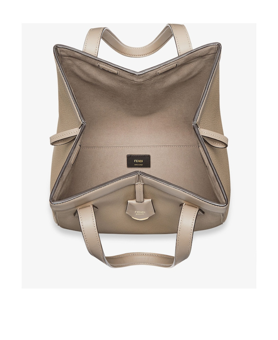 Fendi Origami Tote Bag In Gray