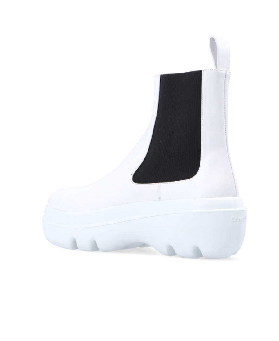 Proenza Schouler Storm Chelsea Boots In White