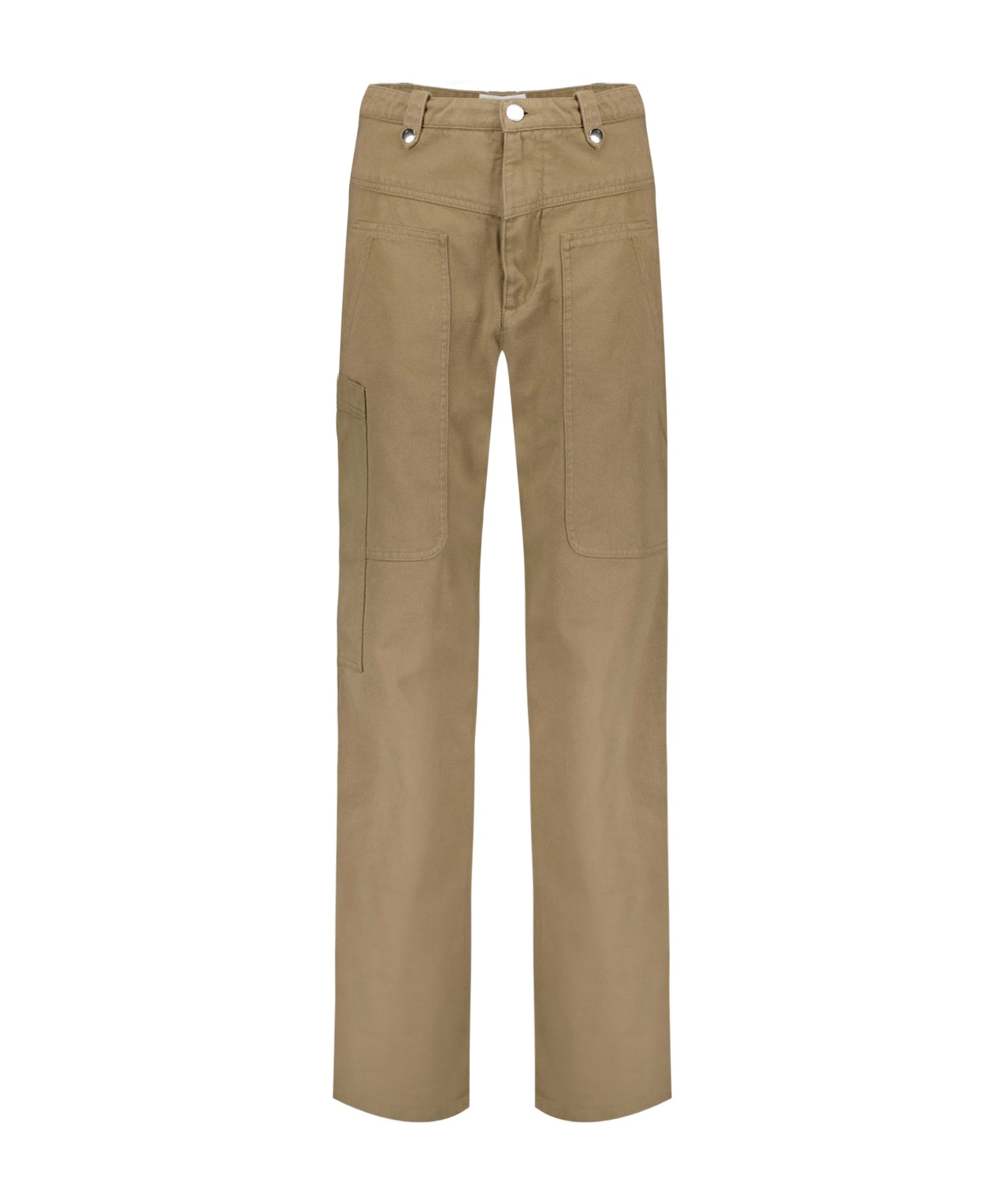 Isabel Marant Étoile Straight Casual Pants In Brown