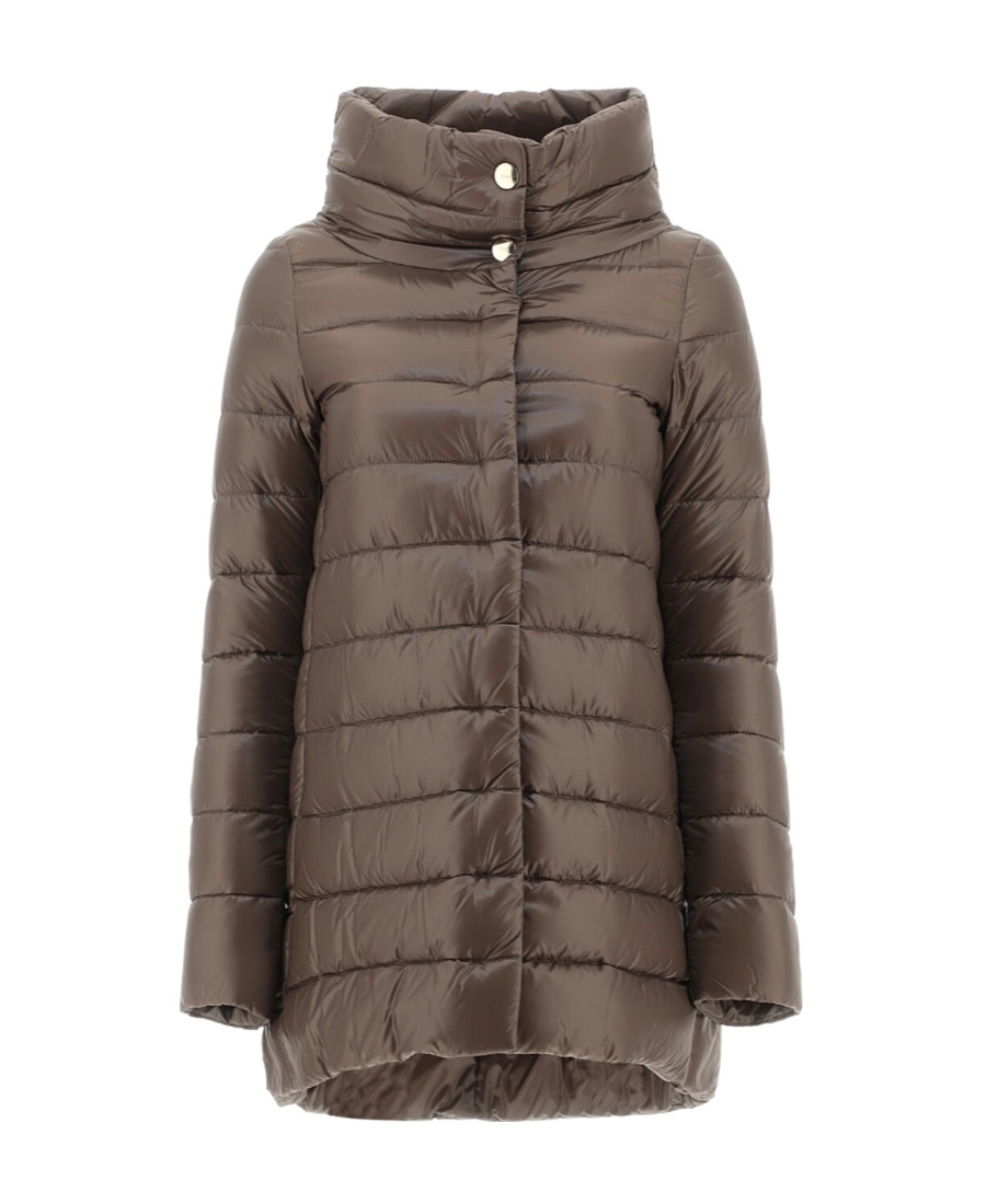 Herno Amelia Down Jacket In Brown