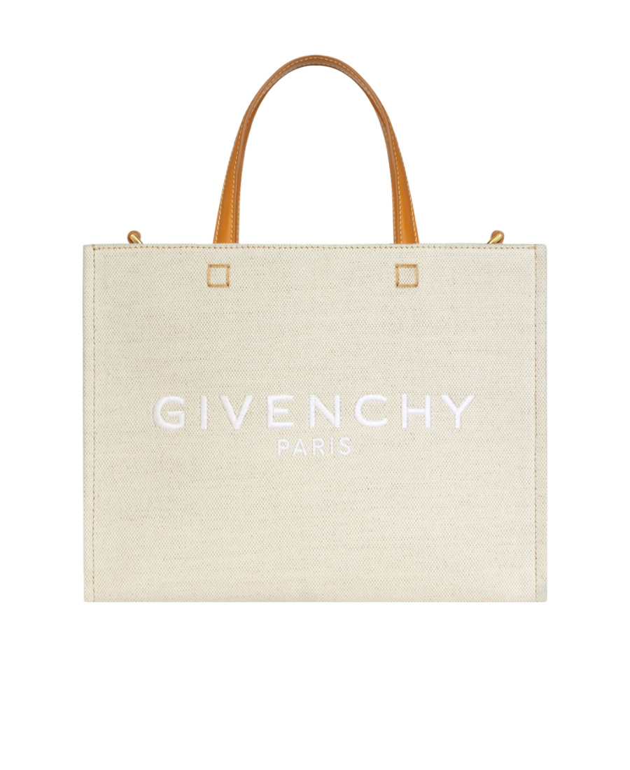 Givenchy Small G Tote Shopping Bag In Canvas