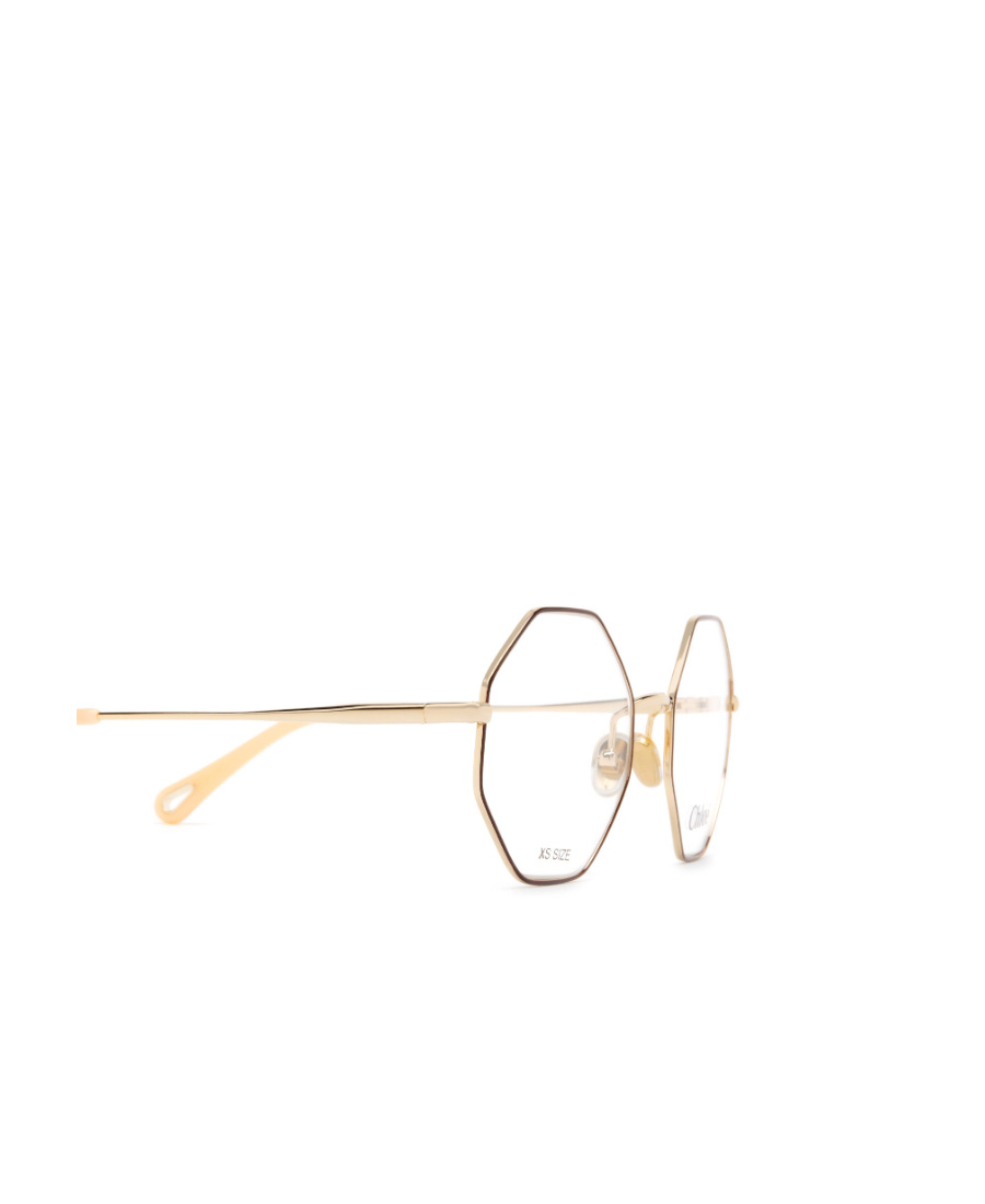 Chloé Eyewear Octagonal Frame Glasses In White