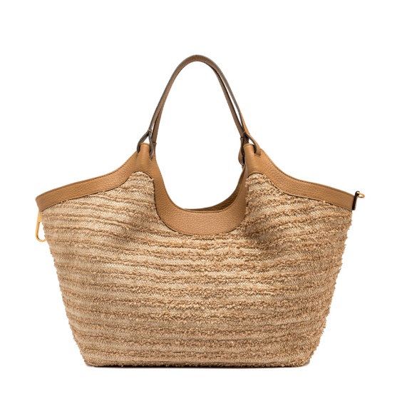 Gianni Chiarini Double Handle Shoulder Bag In Brown