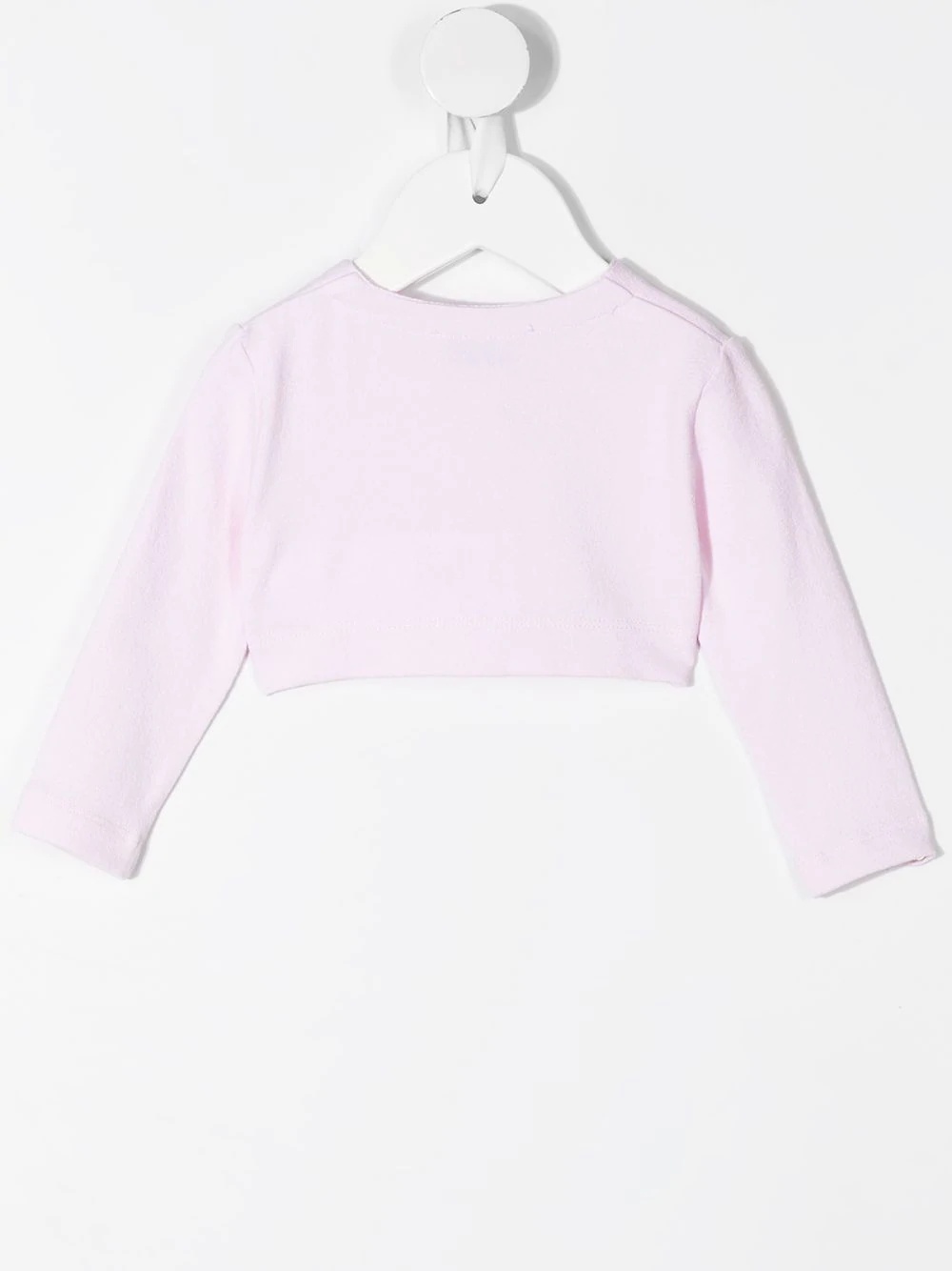 Monnalisa Rhinestone-detail Buttoned Cardigan In White