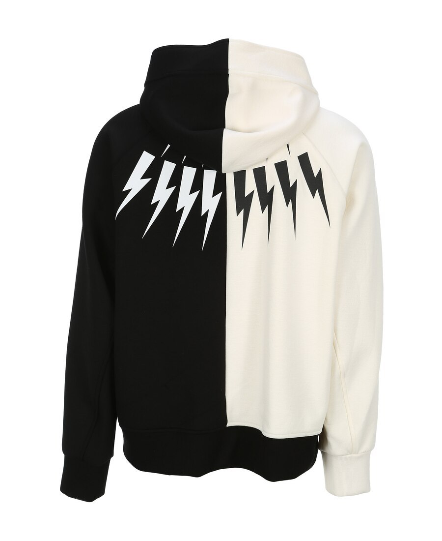 Neil Barrett Lightning Print Leisure Jacket In Black
