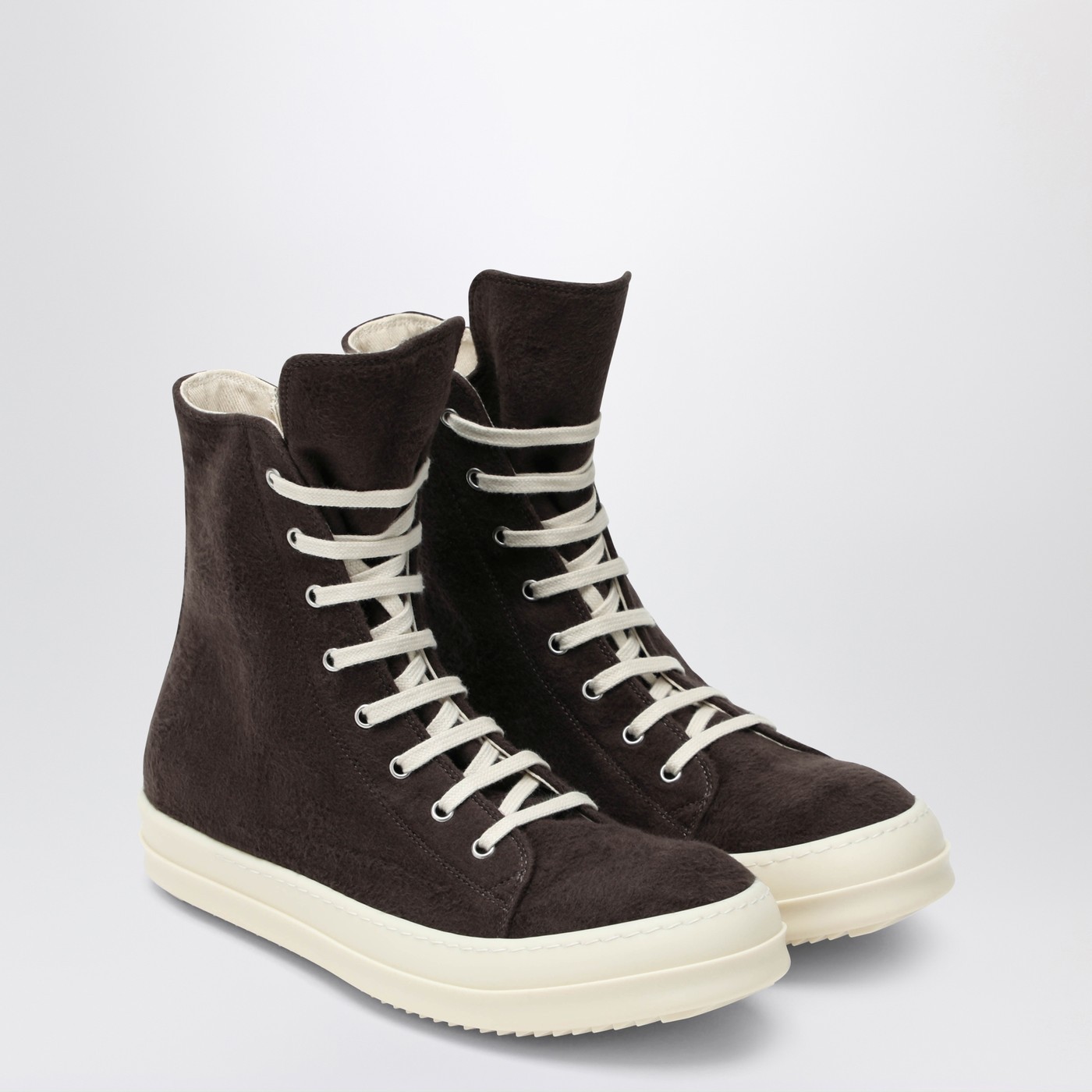 Rick Owens Drkshdw Lace-up High-top Sneakers In Black