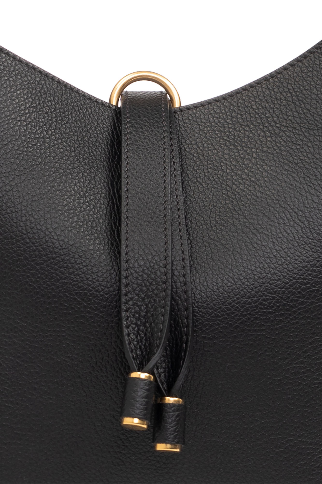 Shop Chloé Calfskin Leather Tote Bag In Black