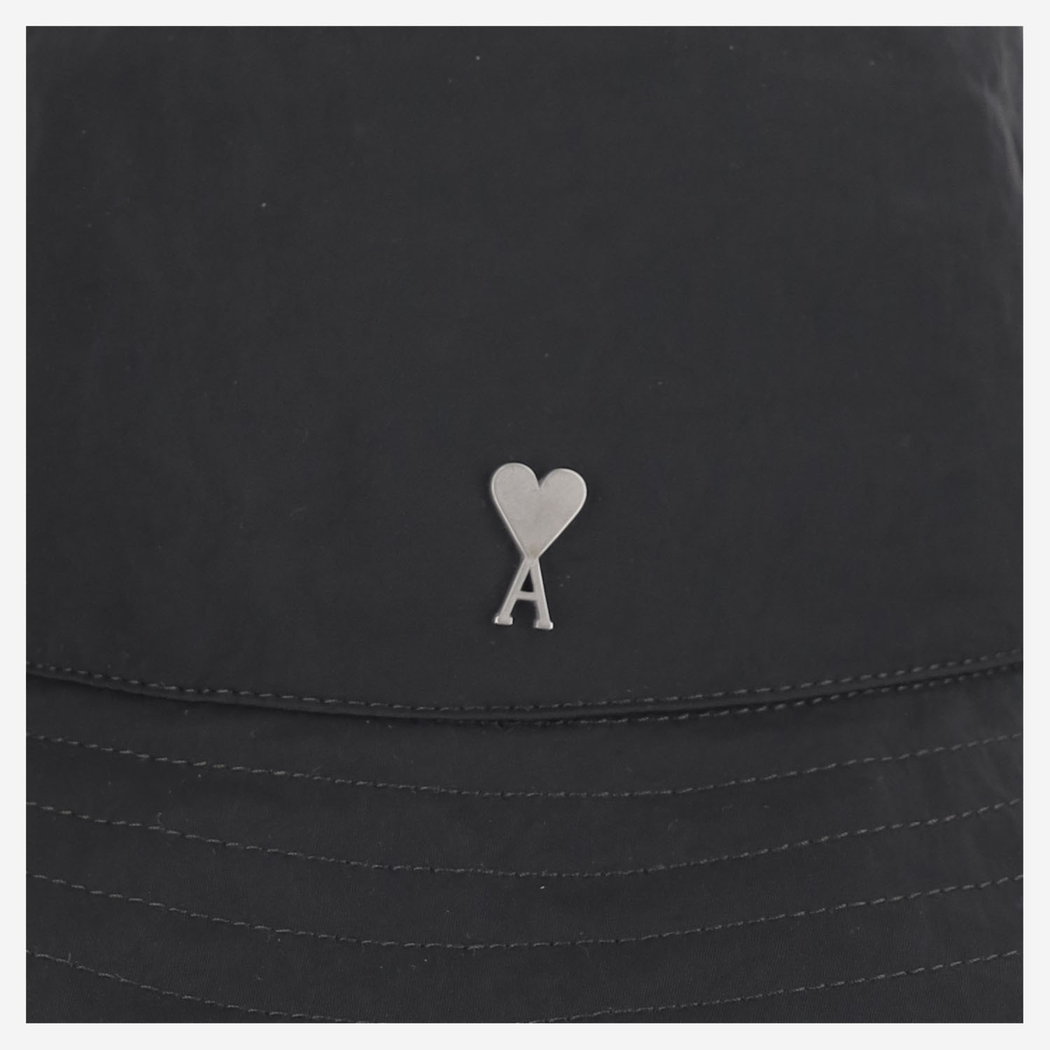 Ami Alexandre Mattiussi Logo Bucket Hat In Gray