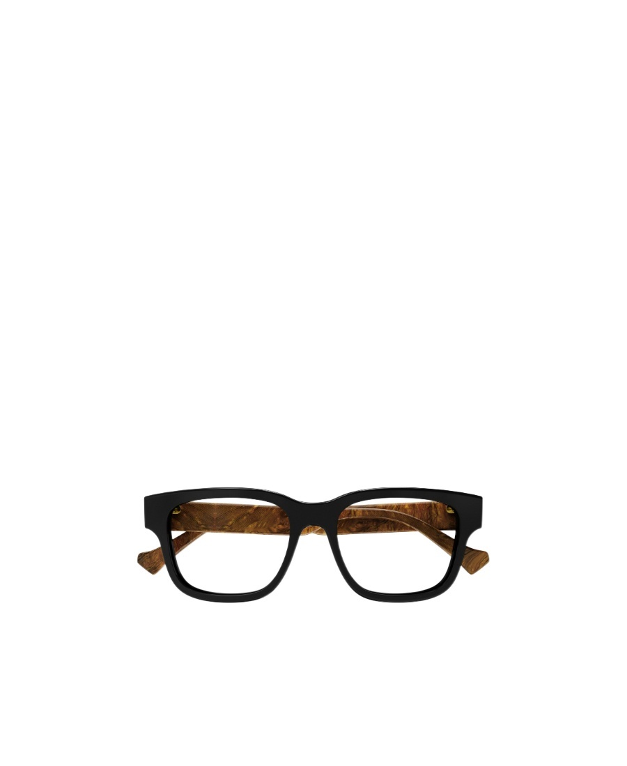 Gucci Polished Square-frame Glasses In Black