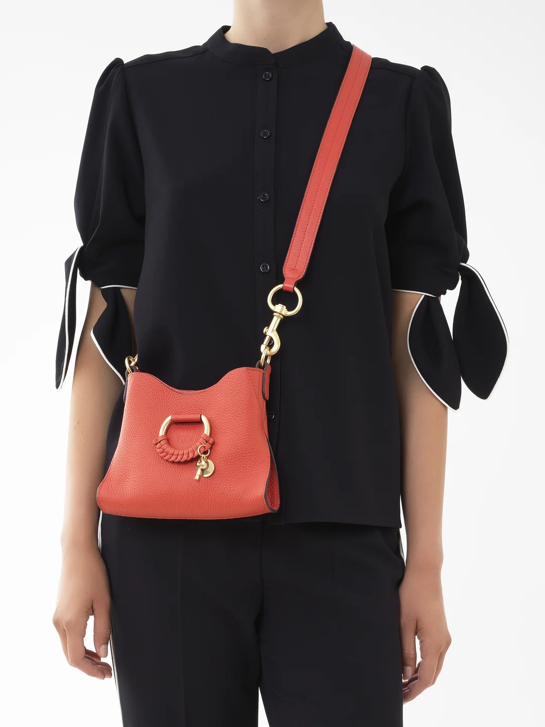 Shop See By Chloé Joan Mini Shoulder Bag In Red