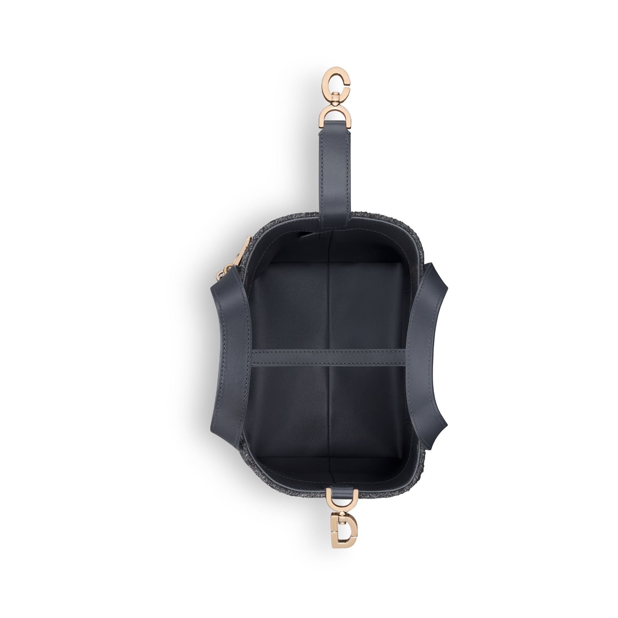Dior Small  Toujours Vertical Tote Bag In Black