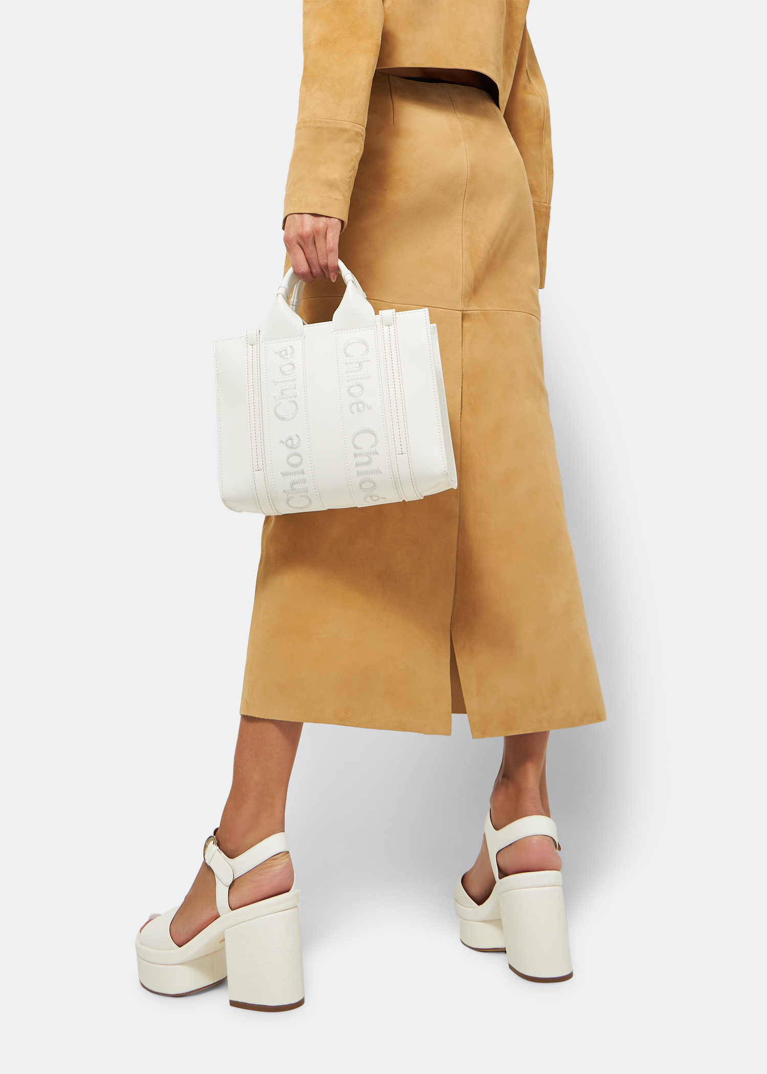 CHLOÉ CHLOÉ WOODY SMALL TOTE BAG