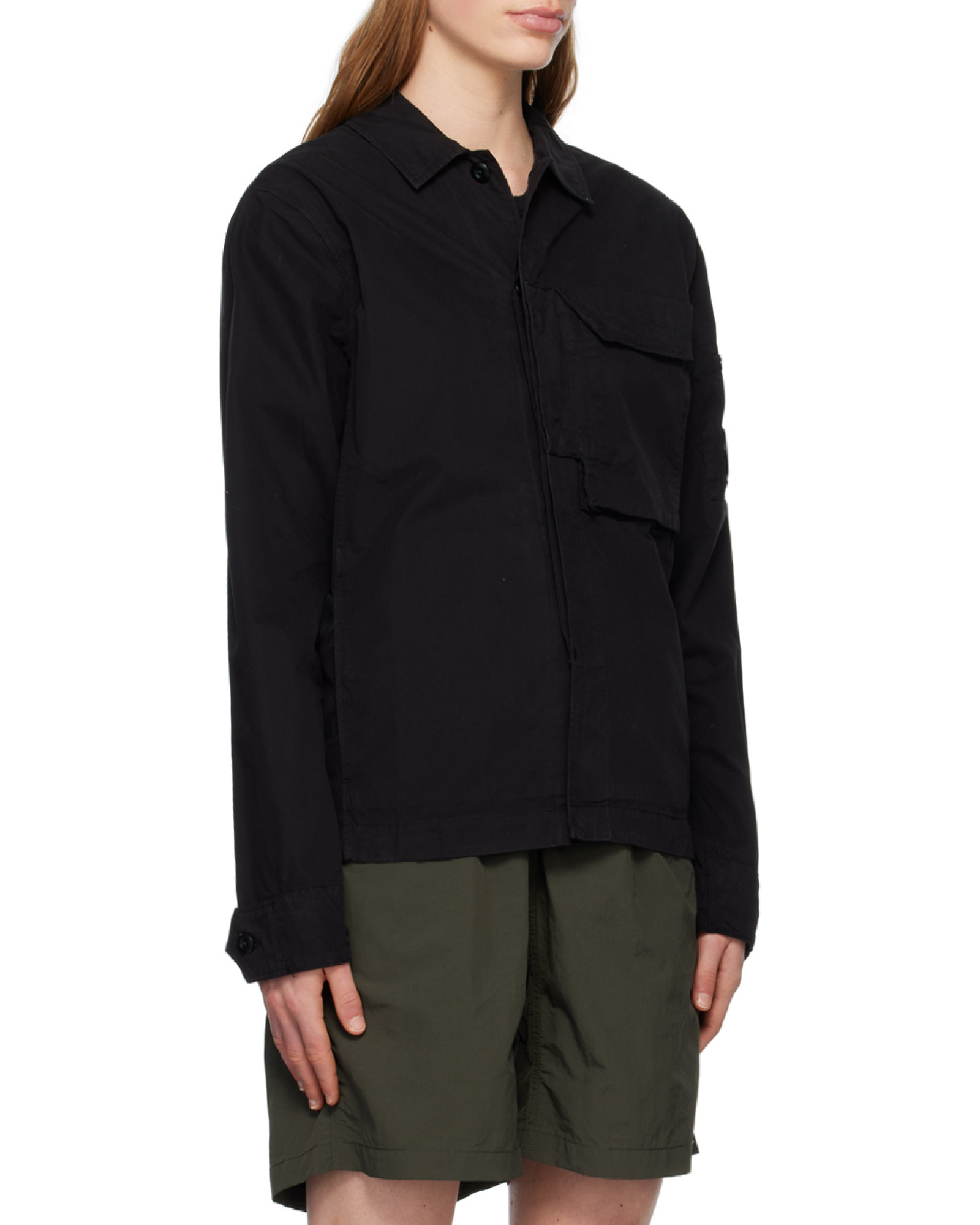 C.p. Company C.p.company Shirt Jacket In Black
