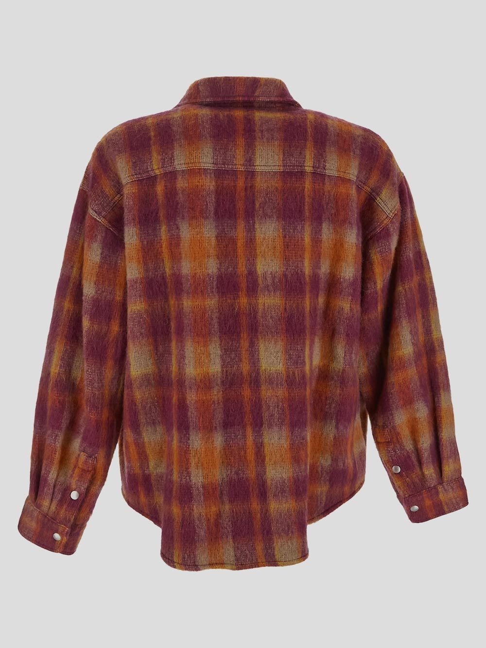 PALM ANGELS PALM ANGELS PLAID-PRINTED BUTTONED OVERSHIRT