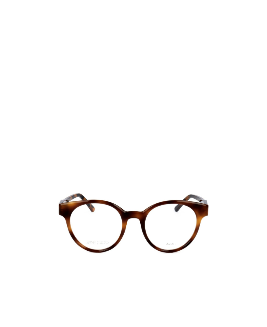 JIMMY CHOO JIMMY CHOO EYEWEAR ROUND FRAME GLASSES 