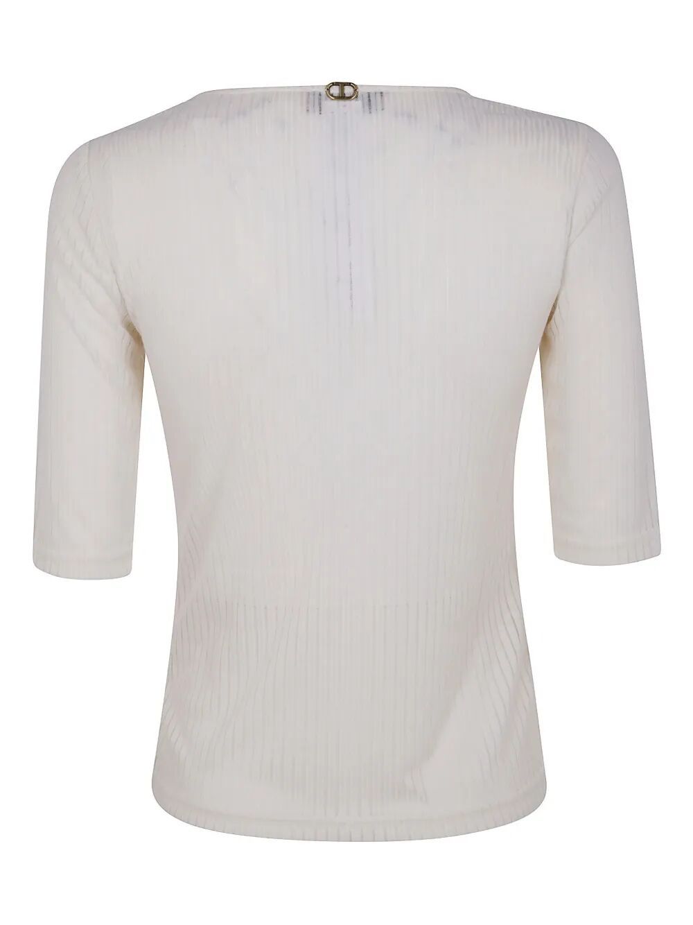 Shop Twinset Bead-embellished T-shirt