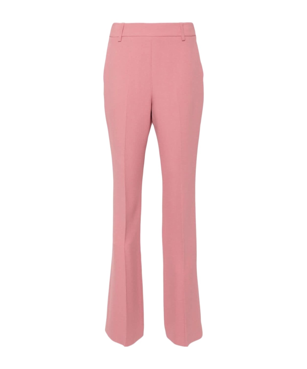 Ermanno Scervino High-waist Tailored Trousers In Pink