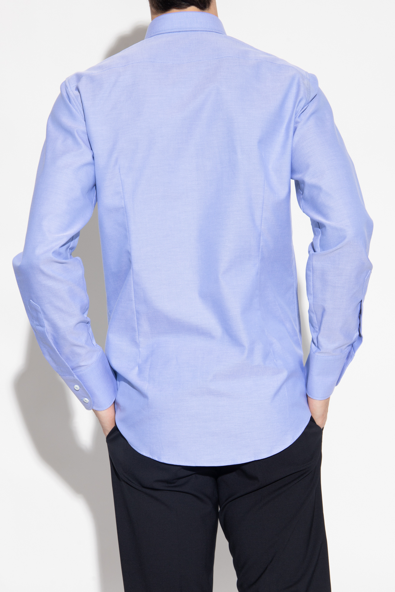 DSQUARED2 LOGO-PRINT LONG-SLEEVE SHIRT